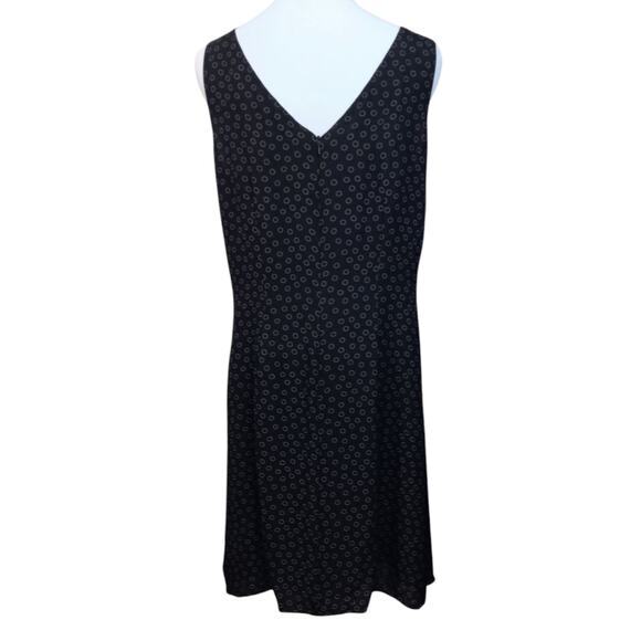 ANN TAYLOR Silk Dress 12 Flowy Black Classic Chic Special Event Office‎ Career - Picture 12 of 12